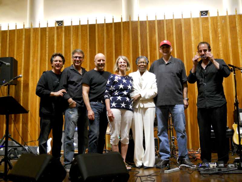 Uvee Hayes, MoSP president Mimi Signor, Spys Band Final Bow